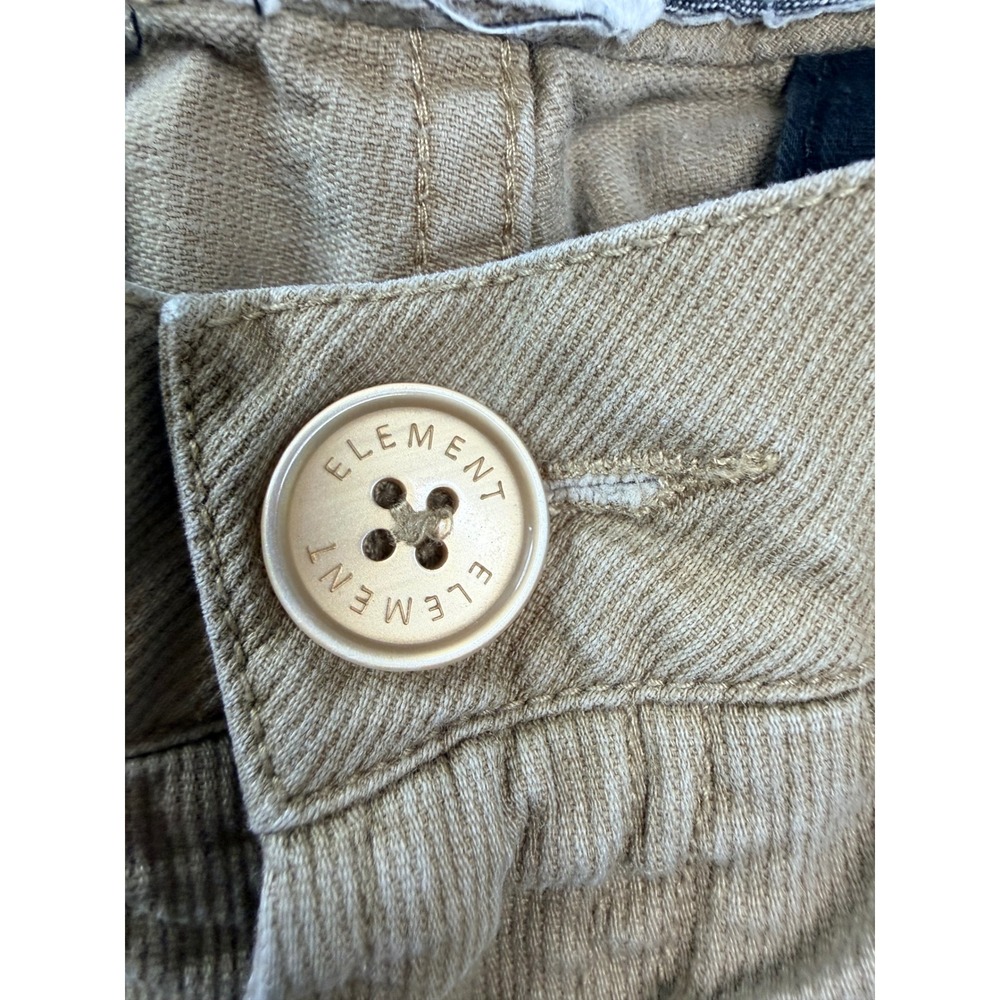 Element Team Co-Op Mens Corduroy Pants Tan Khaki Size 32 Skateboarding Casual - Picture 7 of 16
